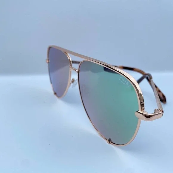 Rare Quay Australia High Key Rose Mint Polarized Aviator  display picture 1